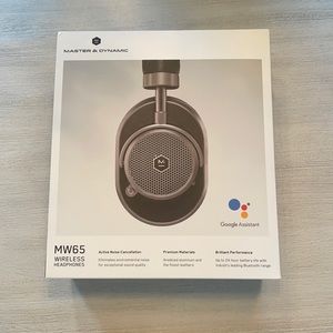 Master & Dynamic MW65 Wireless Headphones/Active Noise-Cancellation